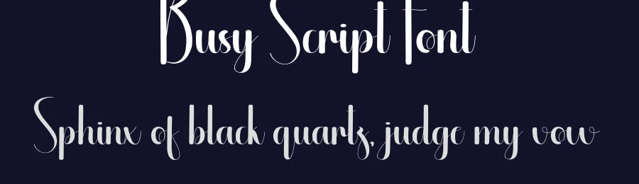 Busy Script Font by andikastudio — Script Handwritten Font — thumbnail 2
