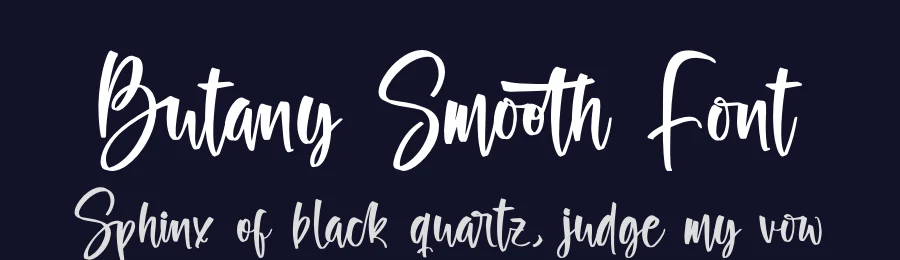Butany Smooth Font by stylishtype.co — Script Handwritten Font — thumbnail 2