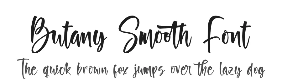 Butany Smooth Font by stylishtype.co — Script Handwritten Font