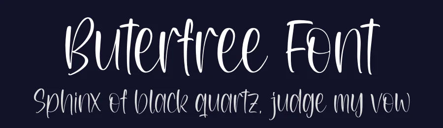 Buterfree Font by perspectype — Script Handwritten Font — thumbnail 2