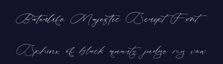 Buterlife Majestic Script Font by stylishtype.co — Script Handwritten Font — thumbnail 2