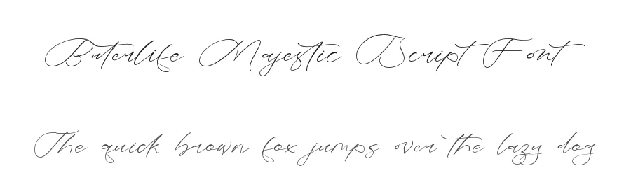 Buterlife Majestic Script Font by stylishtype.co — Script Handwritten Font