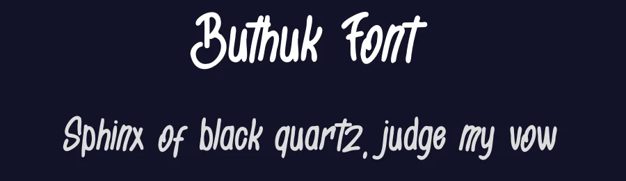 Buthuk Font by Artnivora Studio — Decorative Font — thumbnail 2