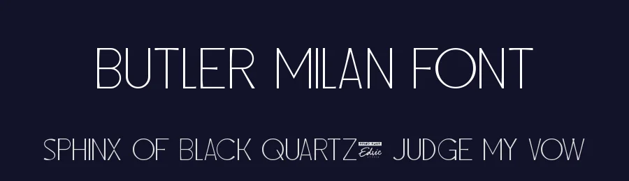 Butler Milan Font by edricstudio — Serif Font — thumbnail 2