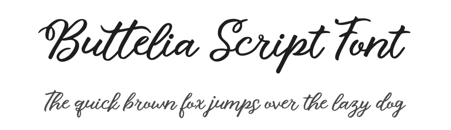 Buttelia Script Font by stripesstudio — Script Handwritten Font