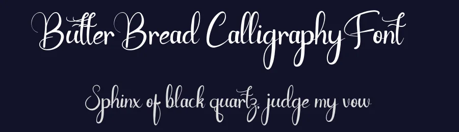 Butter Bread Calligraphy Font by kateengciu — Script Handwritten Font — thumbnail 2