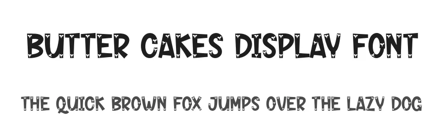Butter Cakes Display Font by andikastudio — Display Font