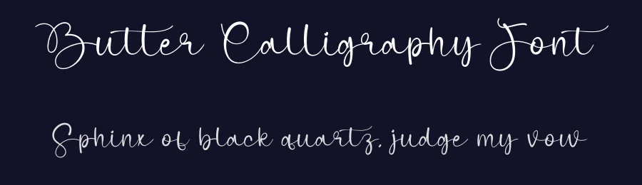 Butter Calligraphy Font by creativeletter — Script Handwritten Font — thumbnail 2