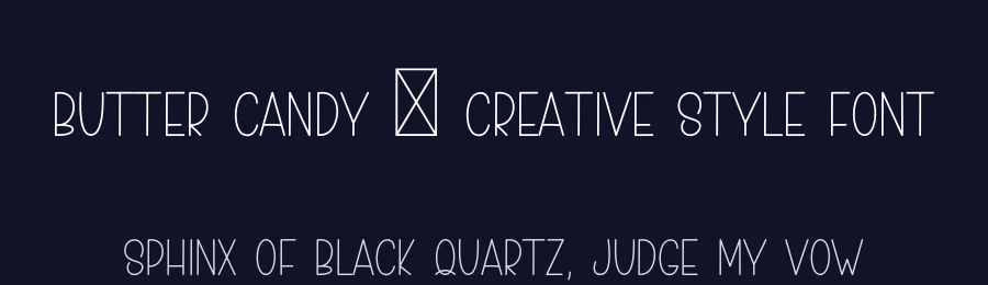 Butter Candy – Creative Style Font by freshtypeink — Display Font — thumbnail 2