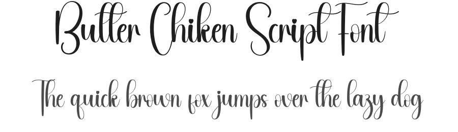 Butter Chiken Script Font by andikastudio — Script Handwritten Font