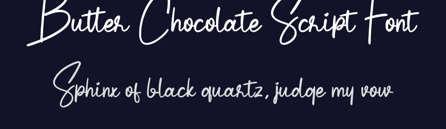 Butter Chocolate Script Font by creativeletter — Script Handwritten Font — thumbnail 2