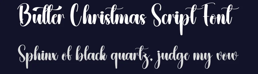 Butter Christmas Script Font by creativeletter — Script Handwritten Font — thumbnail 2