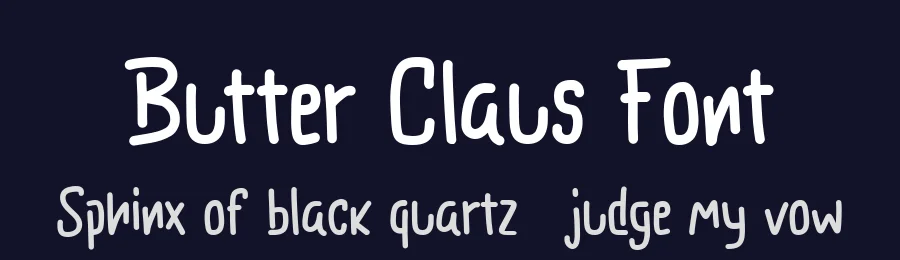 Butter Claus Font by Tera Asset Garage — Script Handwritten Font — thumbnail 2