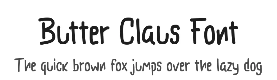 Butter Claus Font by Tera Asset Garage — Script Handwritten Font