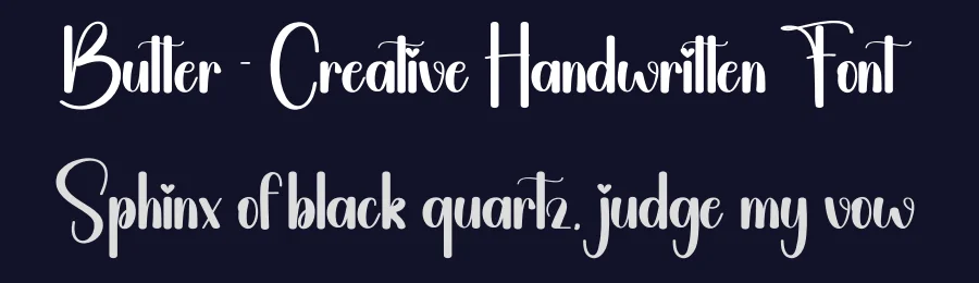 Butter – Creative Handwritten Font by andikastudio — Script Handwritten Font — thumbnail 2