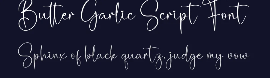 Butter Garlic Script Font by creativeletter — Script Handwritten Font — thumbnail 2