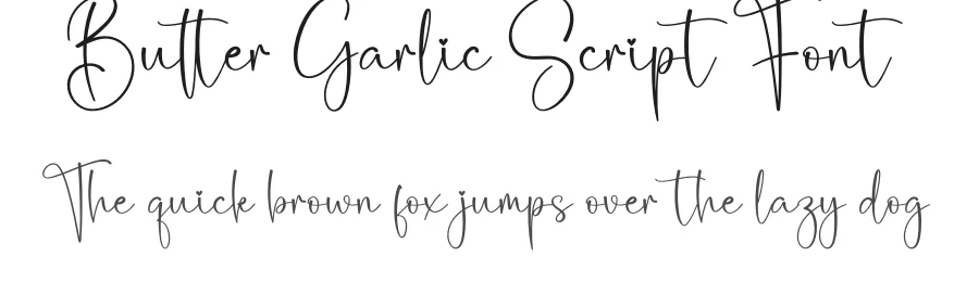 Butter Garlic Script Font by creativeletter — Script Handwritten Font