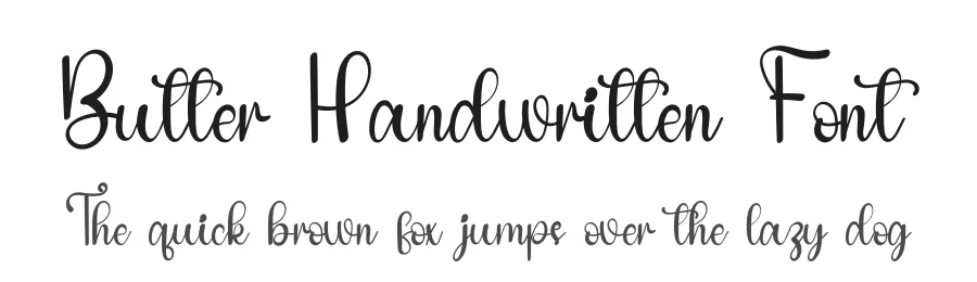 Butter Handwritten Font by inermediaSTUDIO — Script Handwritten Font