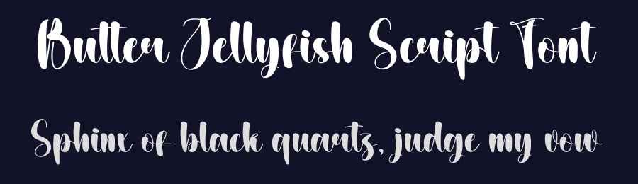 Butter Jellyfish Script Font by creativeletter — Script Handwritten Font — thumbnail 2