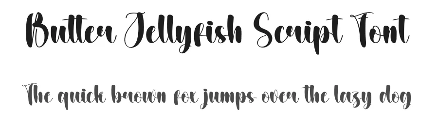 Butter Jellyfish Script Font by creativeletter — Script Handwritten Font