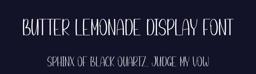 Butter Lemonade Display Font by andikastudio — Display Font — thumbnail 2
