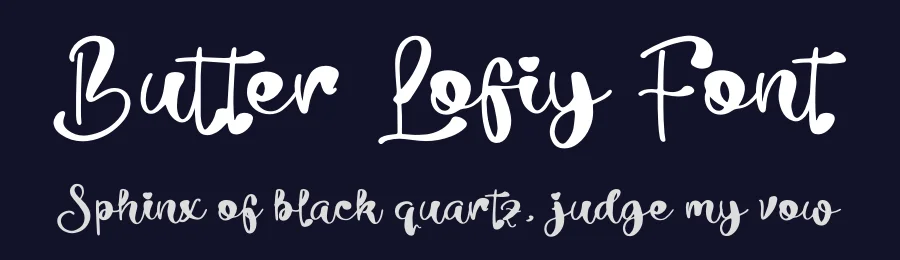 Butter Lofiy Font by glorytype — Script Handwritten Font — thumbnail 2