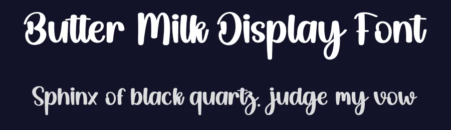 Butter Milk Display Font by andikastudio — Script Handwritten Font — thumbnail 2