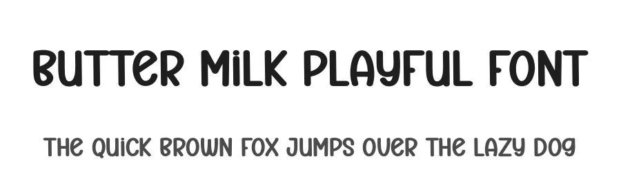 Butter Milk Playful Font by creativeletter — Script Handwritten Font