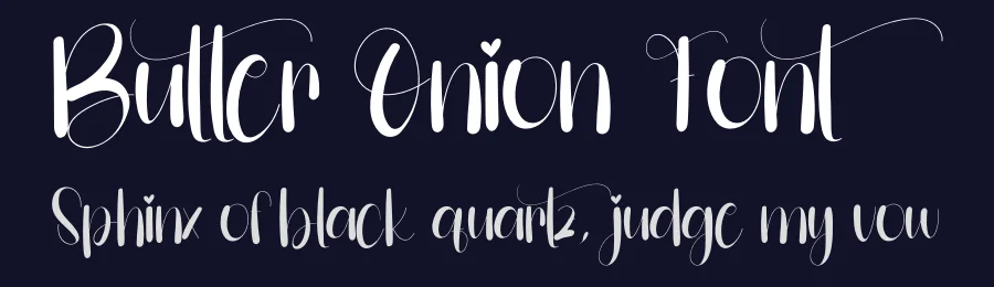 Butter Onion Font by creativeletter — Script Handwritten Font — thumbnail 2