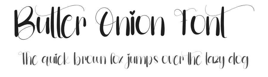 Butter Onion Font by creativeletter — Script Handwritten Font