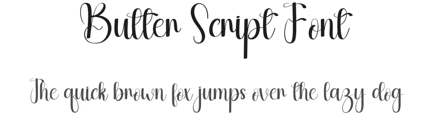 Butter Script Font by andikastudio — Script Handwritten Font