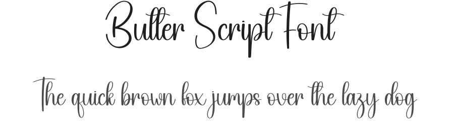 Butter Script Font by creativeletter — Script Handwritten Font