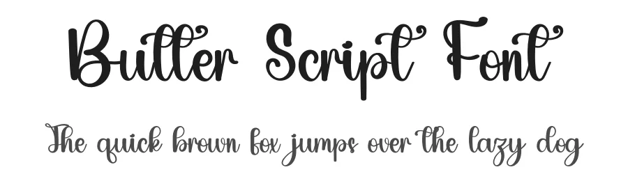 Butter Script Font by inermediaSTUDIO — Script Handwritten Font