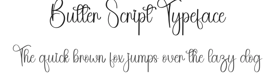 Butter Script Typeface by andikastudio — Script Handwritten Font