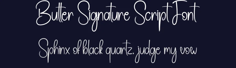 Butter Signature Script Font by creativeletter — Script Handwritten Font — thumbnail 2