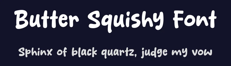 Butter Squishy Font by Khurasan — Display Font — thumbnail 2