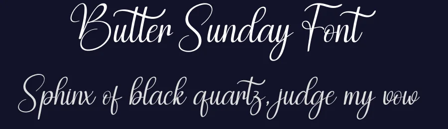 Butter Sunday Font by creativeletter — Script Handwritten Font — thumbnail 2