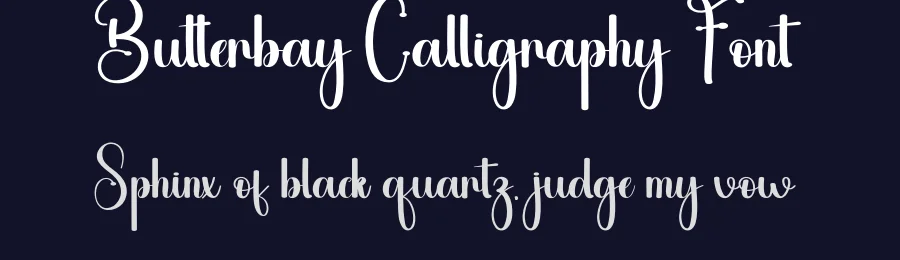 Butterbay Calligraphy Font by andikastudio — Script Handwritten Font — thumbnail 2
