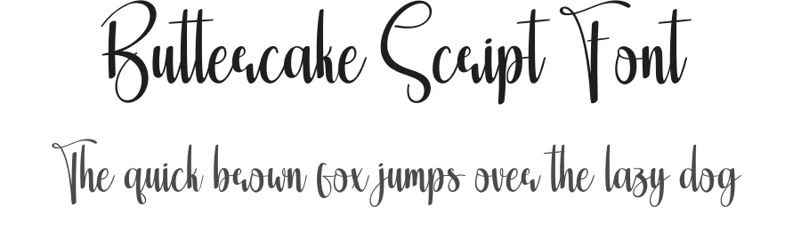 Buttercake Script Font by andikastudio — Script Handwritten Font