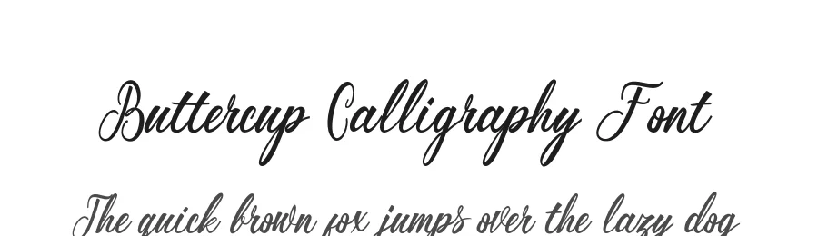 Buttercup Calligraphy Font by pollem.Co — Script Handwritten Font