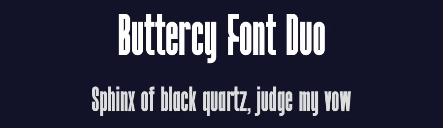 Buttercy Font Duo by Rantautype — Sans Serif Font — thumbnail 2