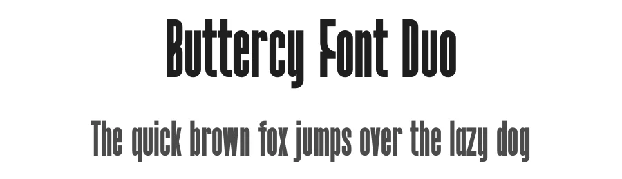Buttercy Font Duo by Rantautype — Sans Serif Font