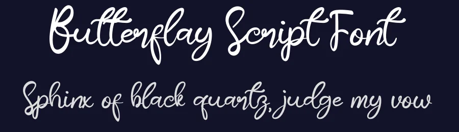 Butterflay Script Font by kateengciu — Script Handwritten Font — thumbnail 2