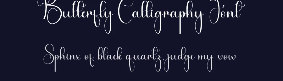 Butterfly Calligraphy Font by andikastudio — Script Handwritten Font — thumbnail 2
