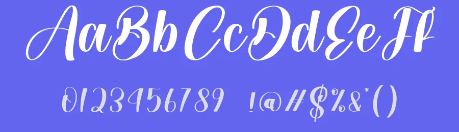 Butterfly Calligraphy Font by creativeletter — Script Handwritten Font — thumbnail 3