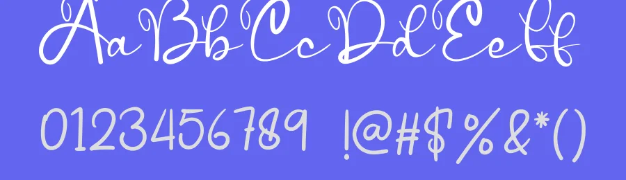 Butterfly Calligraphy Font by creativeletter — Script Handwritten Font — thumbnail 3