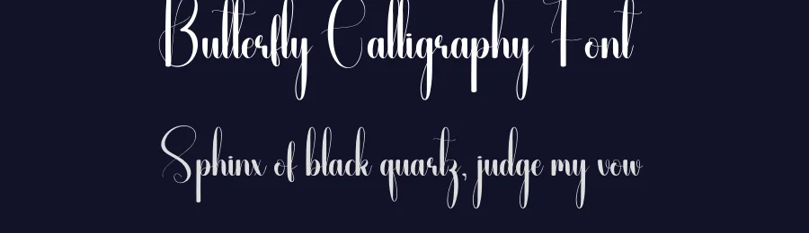 Butterfly Calligraphy Font by andikastudio — Script Handwritten Font — thumbnail 2