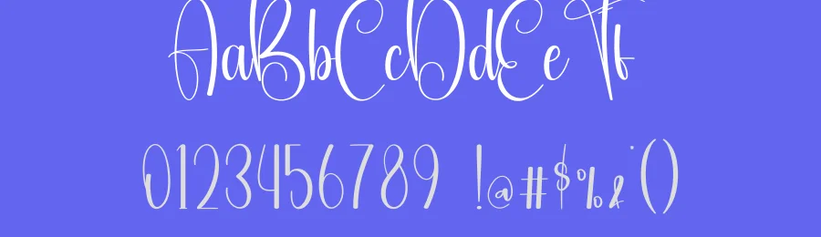 Butterfly Calligraphy Font by creativeletter — Script Handwritten Font — thumbnail 3