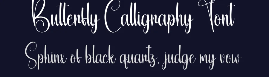 Butterfly Calligraphy Font by creativeletter — Script Handwritten Font — thumbnail 2