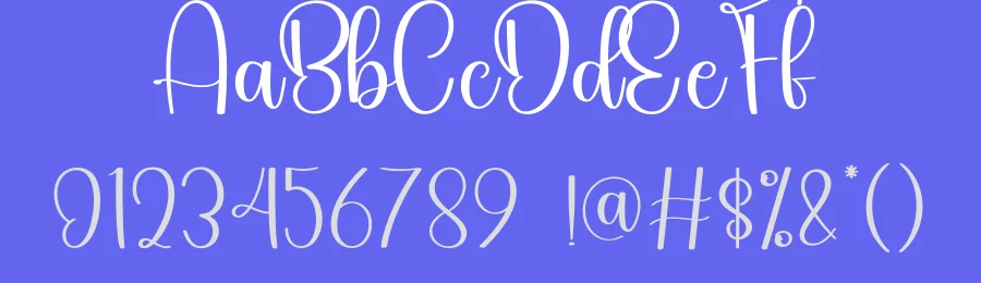 Butterfly Calligraphy Font by andikastudio — Script Handwritten Font — thumbnail 3
